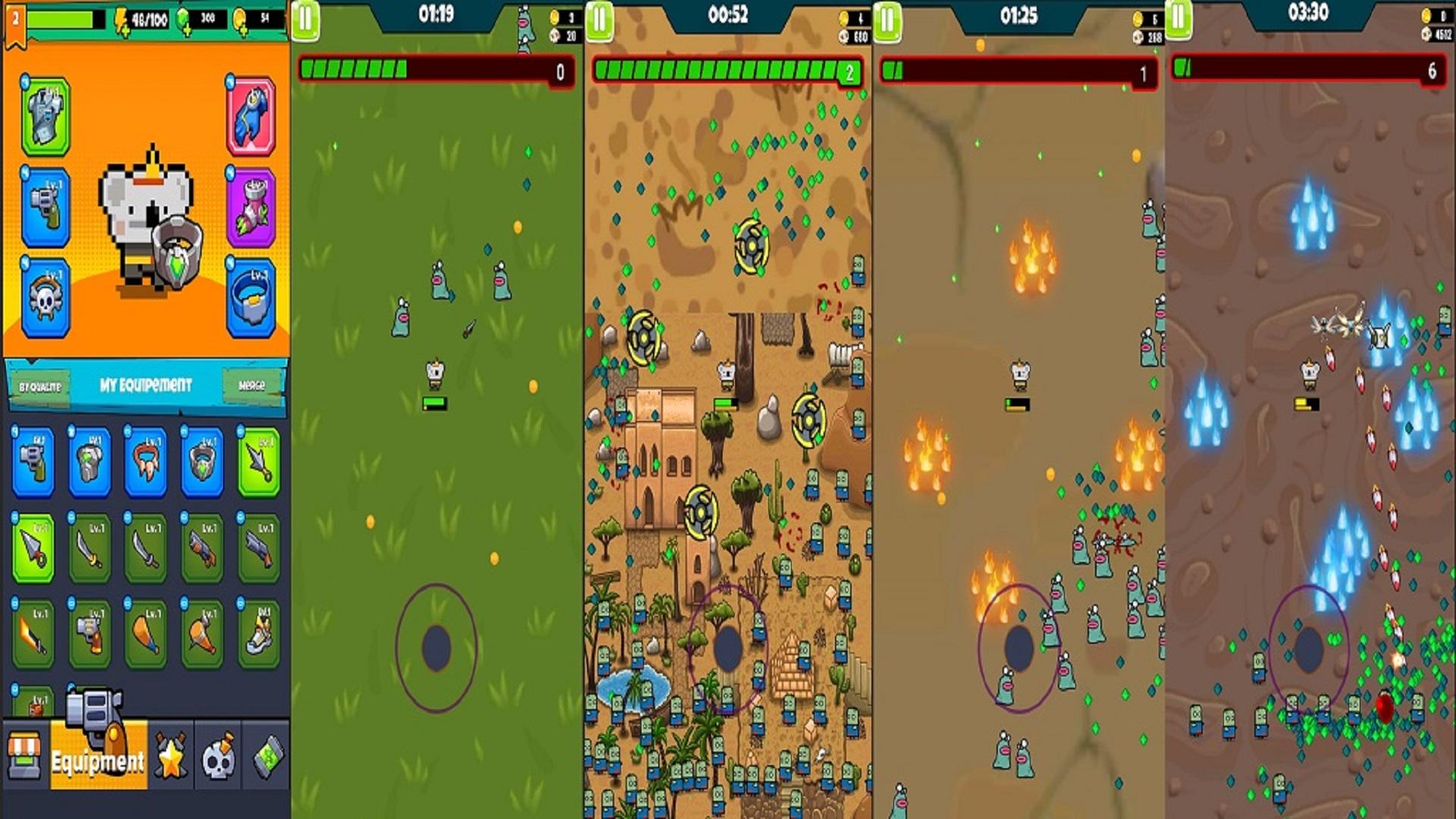 Screenshot of Monster Mayhem: Survival io