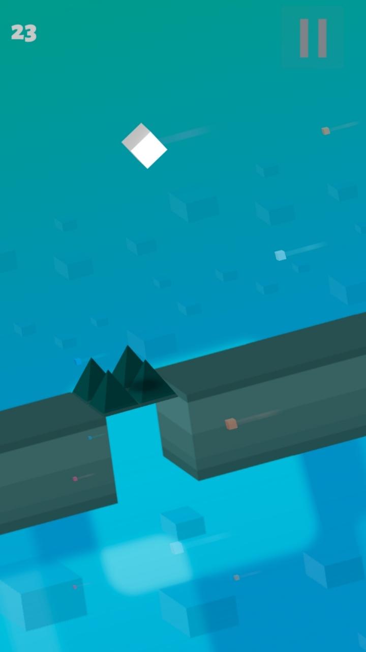 Cube Runner Game Screenshot