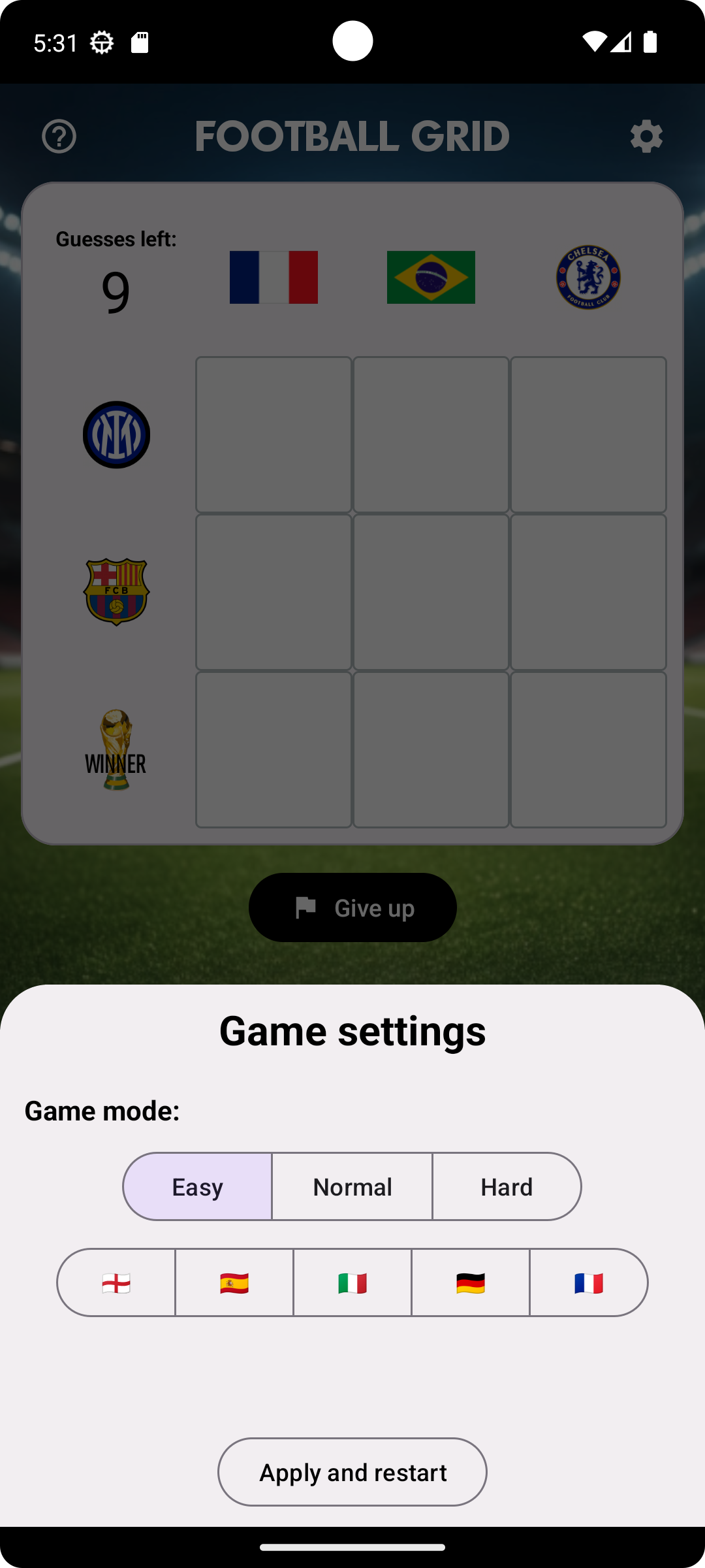 Screenshot 6 of Football Grid 