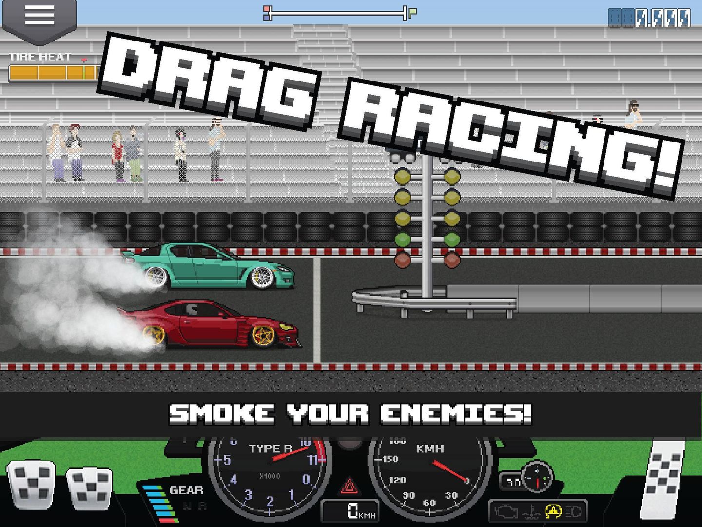 Screenshot of Pixel Car Racer
