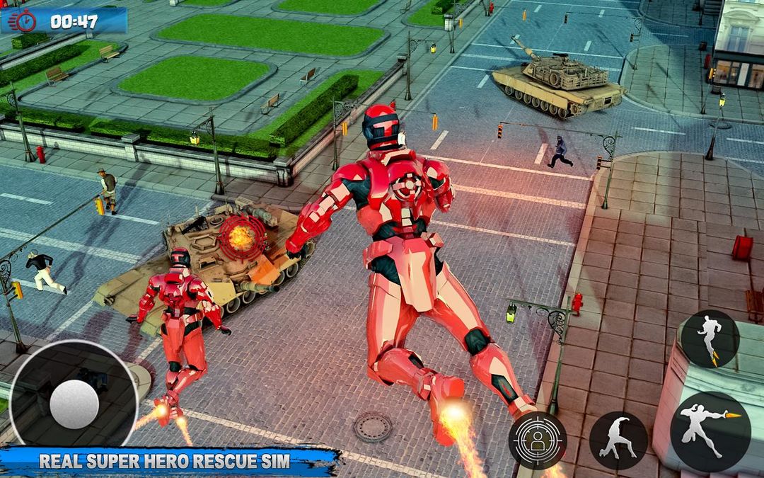 Robot Sky Rescue Simulator screenshot game