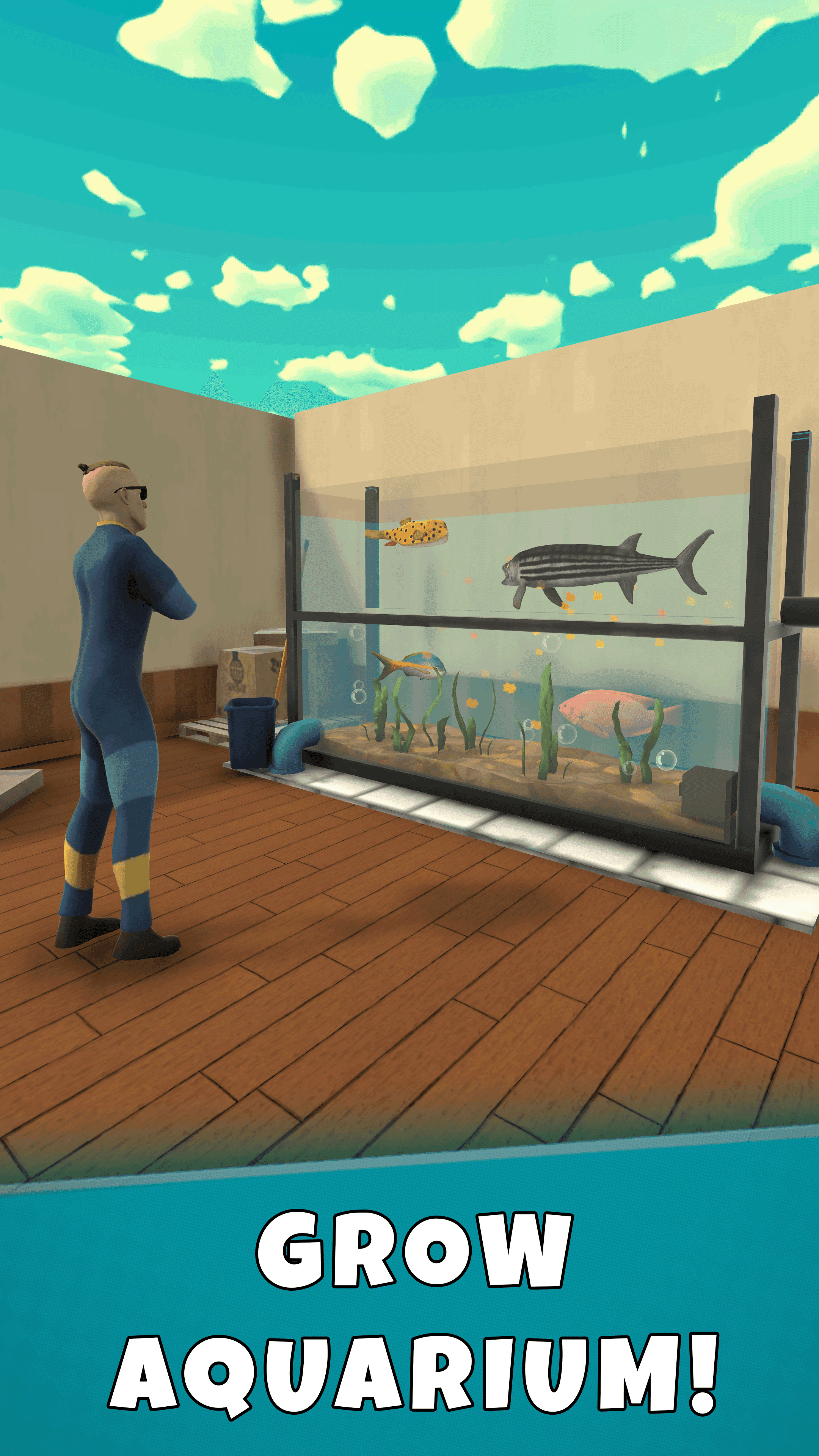 Aquarium Shop Manager Game Screenshot