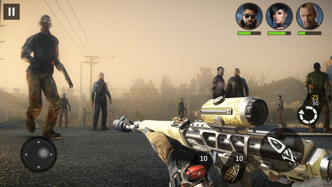 Zombie Critical Strike-FPS Ops 게임 스크린 샷