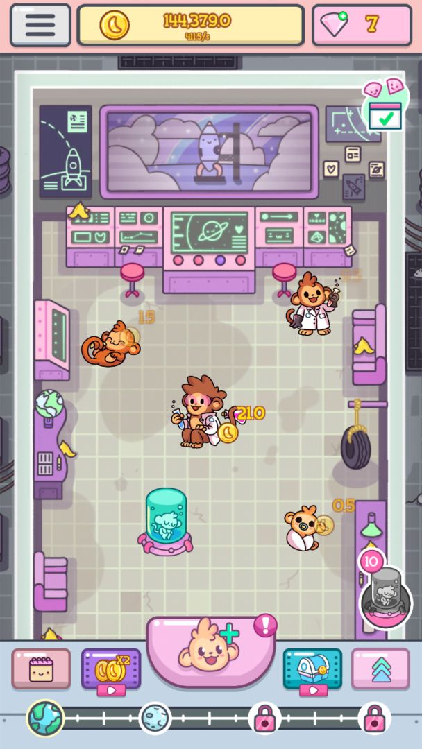合并猴子！ screenshot game
