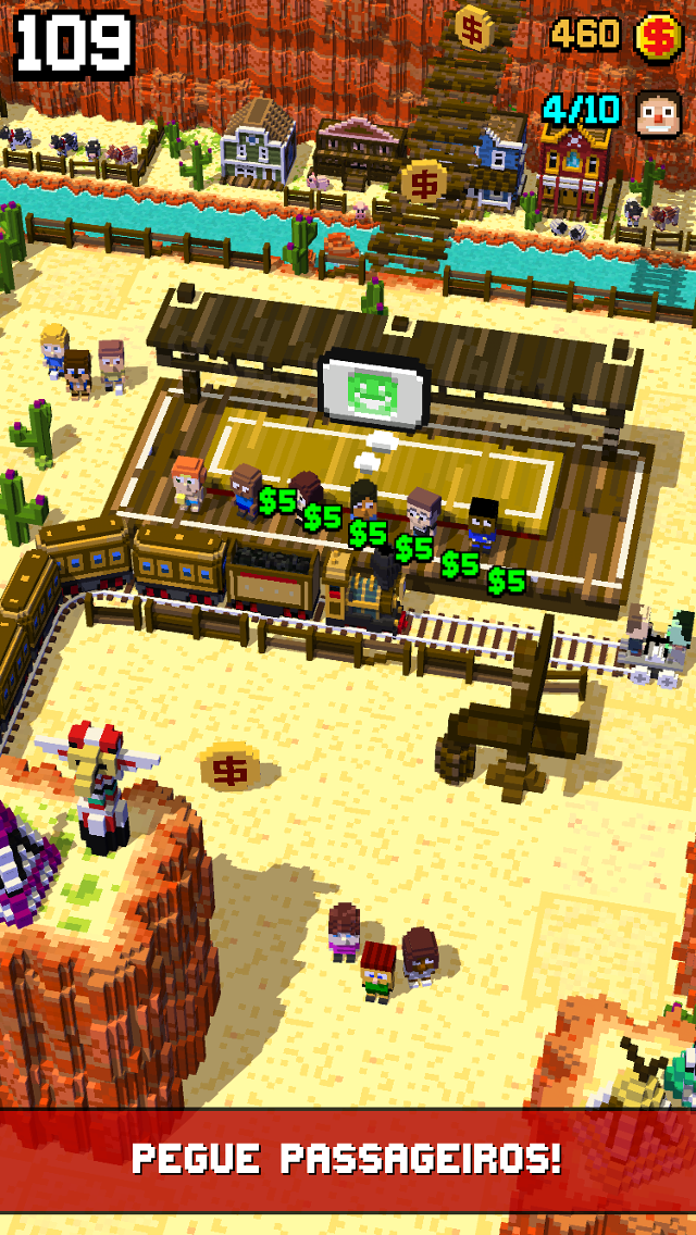 Captura de Tela do Jogo Tracky Train