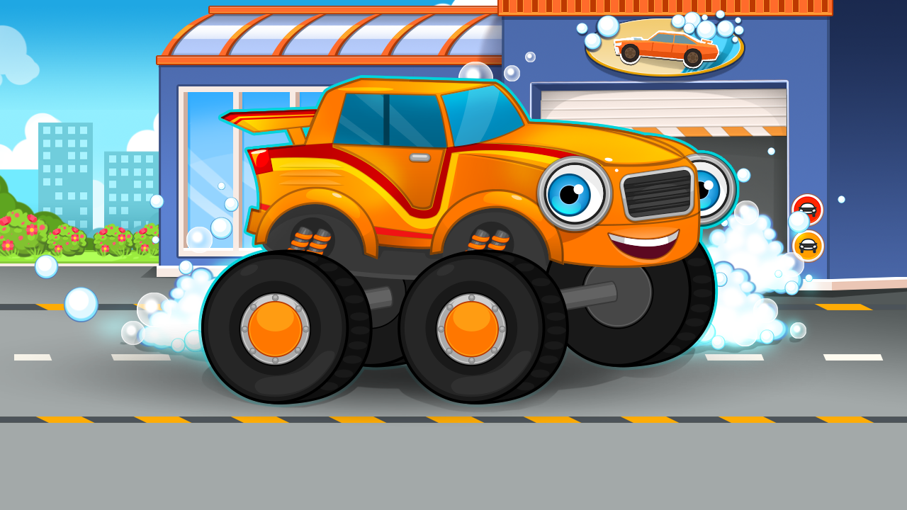 Screenshot of Car Wash - Monster Truck