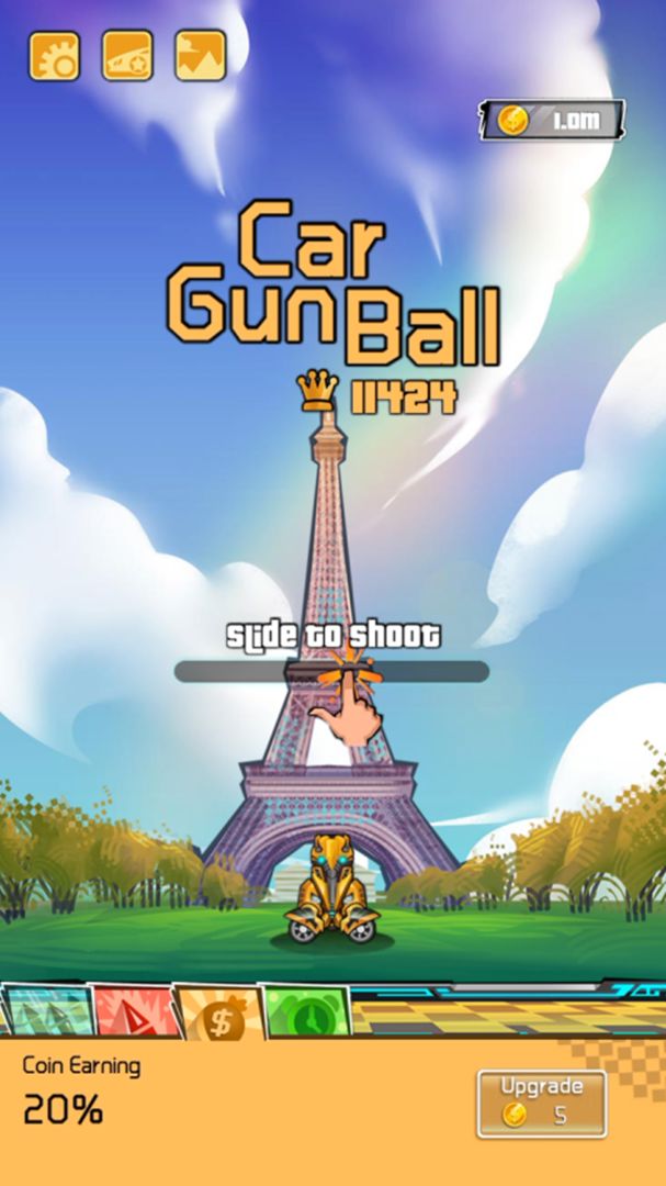 C.G.B - Car Gun Ball screenshot game