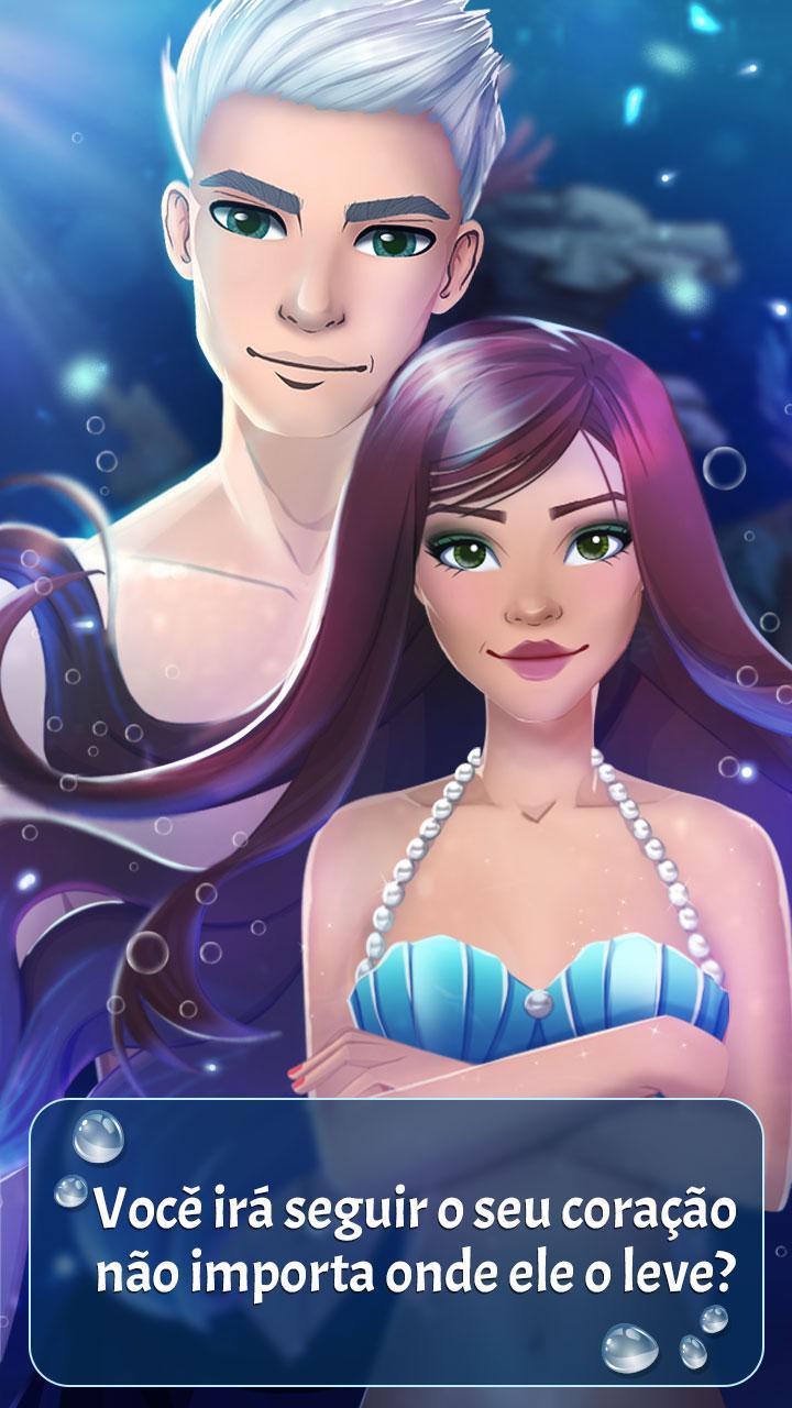 Captura de Tela do Jogo Jogos de amor com sereias