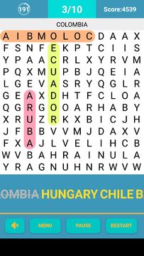 Word Search Game Game Screenshot