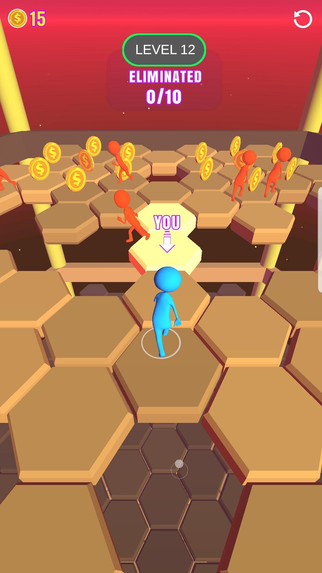 Fall Guys Hexagone Game Screenshot