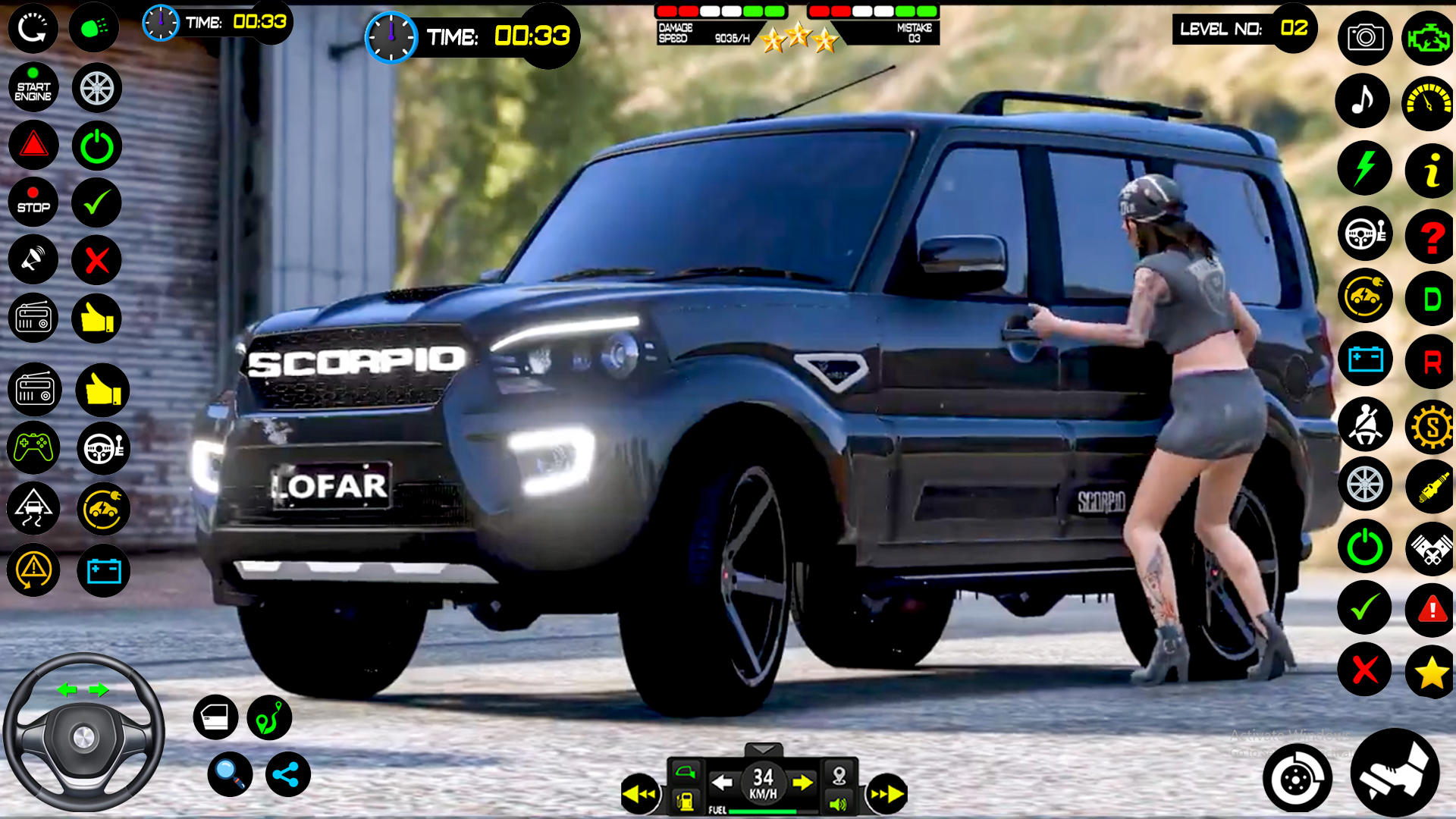 Cuplikan Layar Game Jeep Simulator US Jeep Game