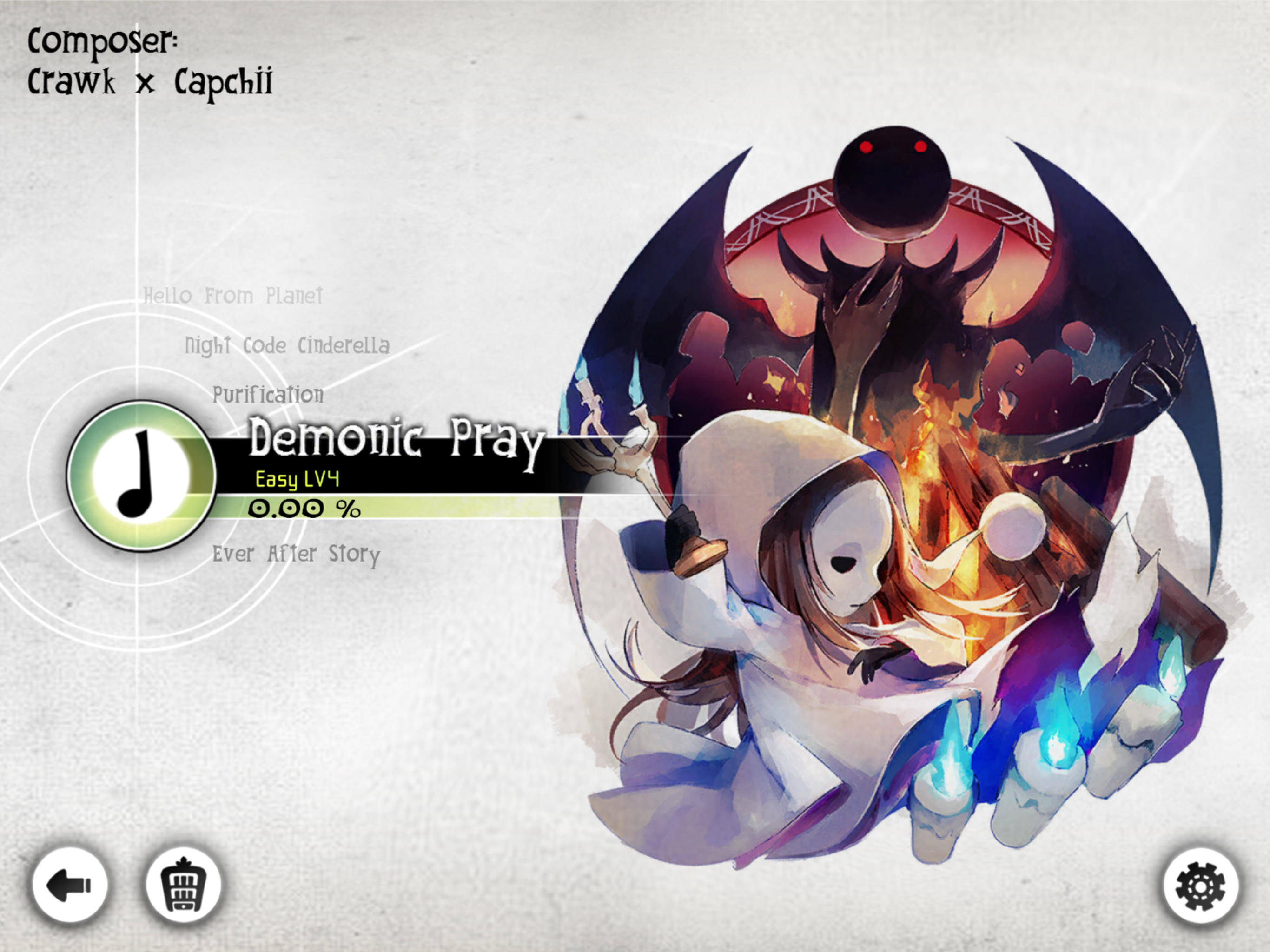 Cuplikan Layar Game DEEMO