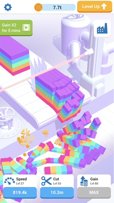 Idle Slice and Dice Game Screenshot