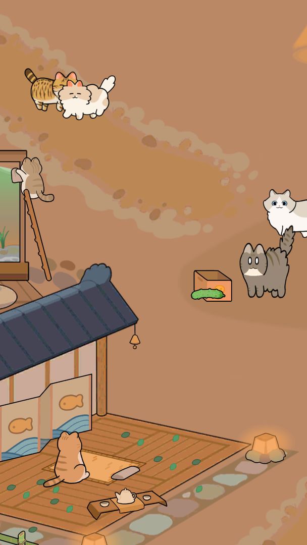 고양이 마을 : 방치형 고양이 키우기 게임 게임 스크린 샷
