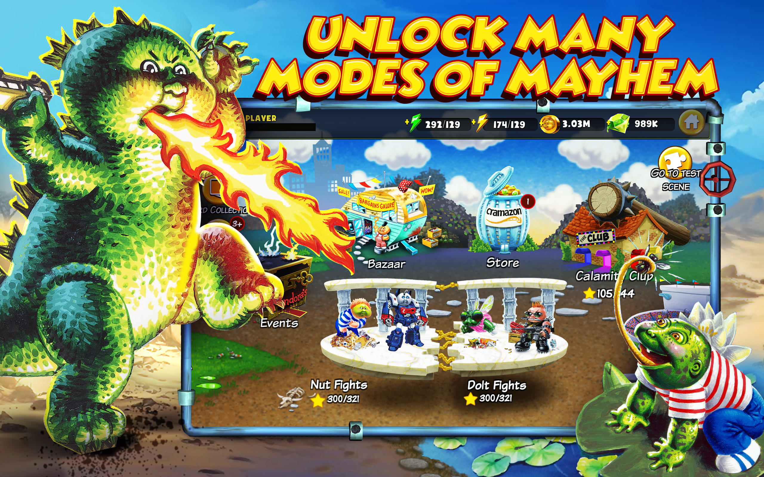 Garbage Pail Kids : The Game Game Screenshot