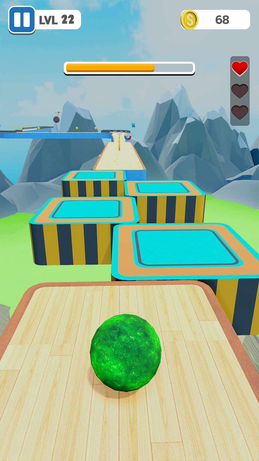 Skyball Run Rolling Ball Game Game Screenshot