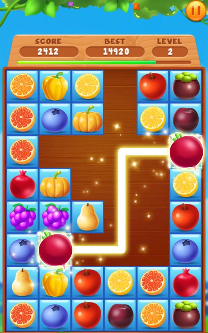 水果連連看遊戲截圖