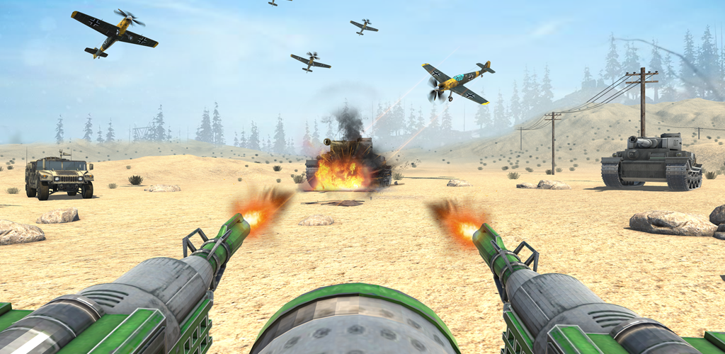 Banner of FPS War Games- Aircrafts Games 1.0