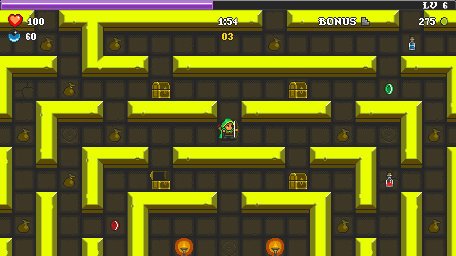 Screenshot of Pixel Descent