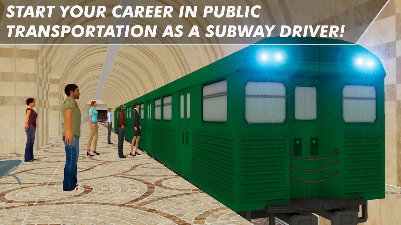 Cuplikan Layar Game Metro Train Subway Simulator