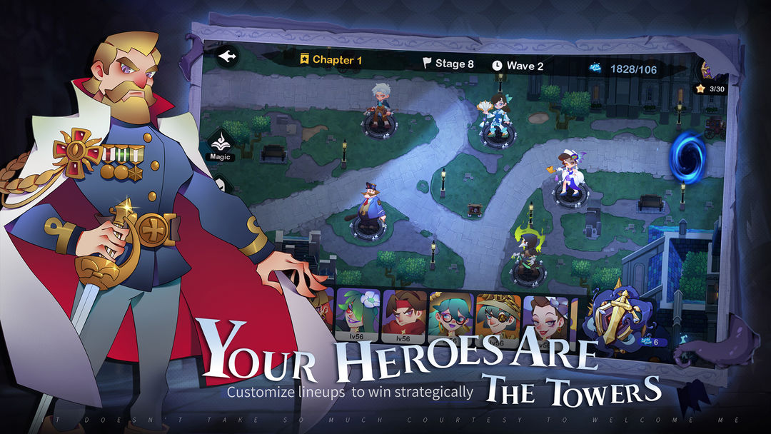  Misty City: Tower Defense ภาพหน้าจอเกม