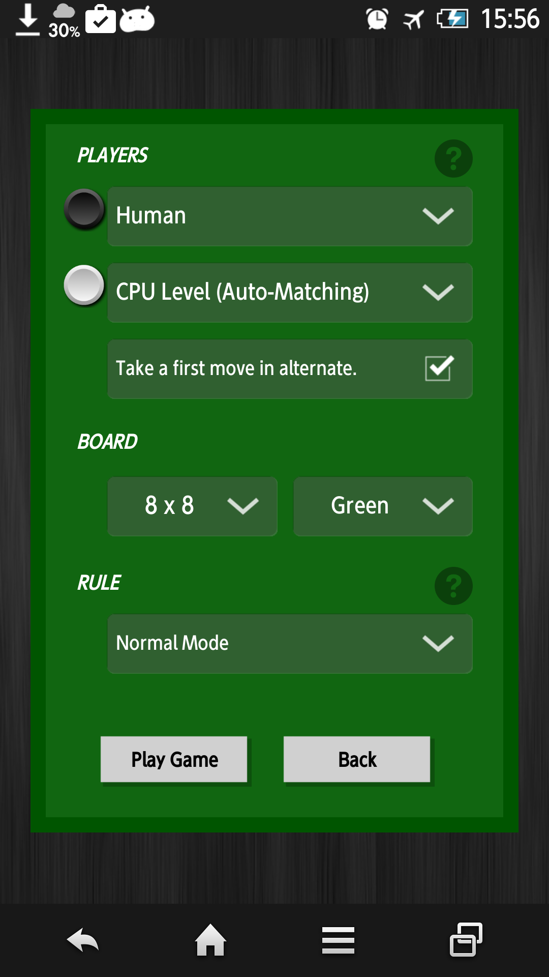 Captura de Tela do Jogo Ultima Reversi