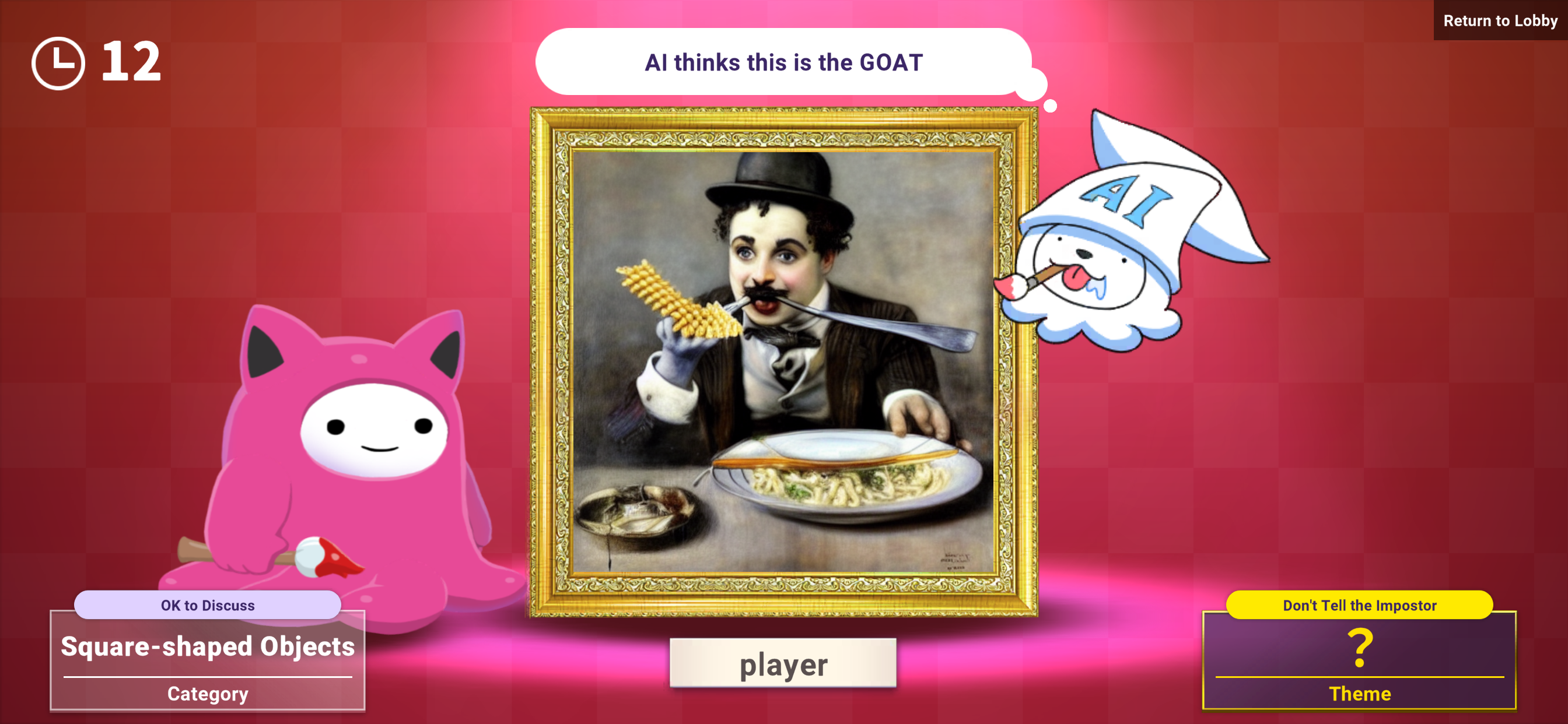 Captura de Pantalla del Juego AI: Art Impostor