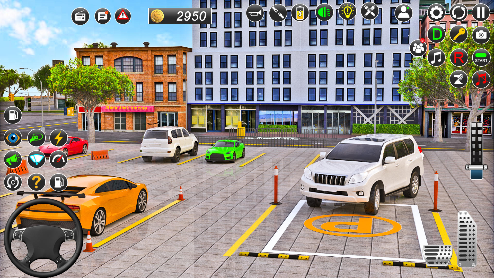 Cuplikan Layar Game Prado Car Parking: Parking Pro