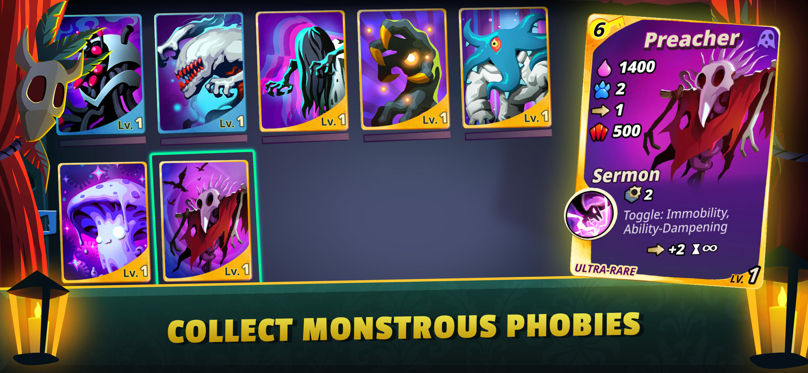 Phobies: PVP Card Battle Game Screenshot