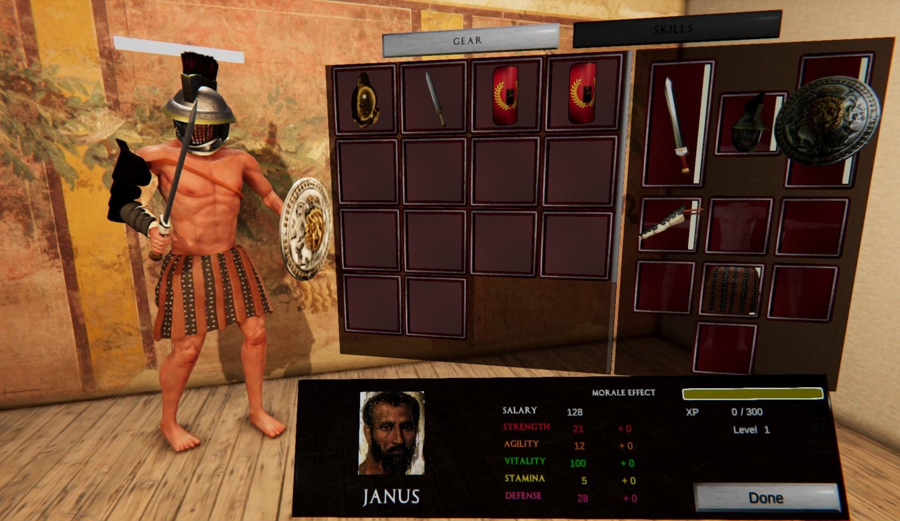 CRIXUS: Life of free Gladiator 게임 스크린 샷
