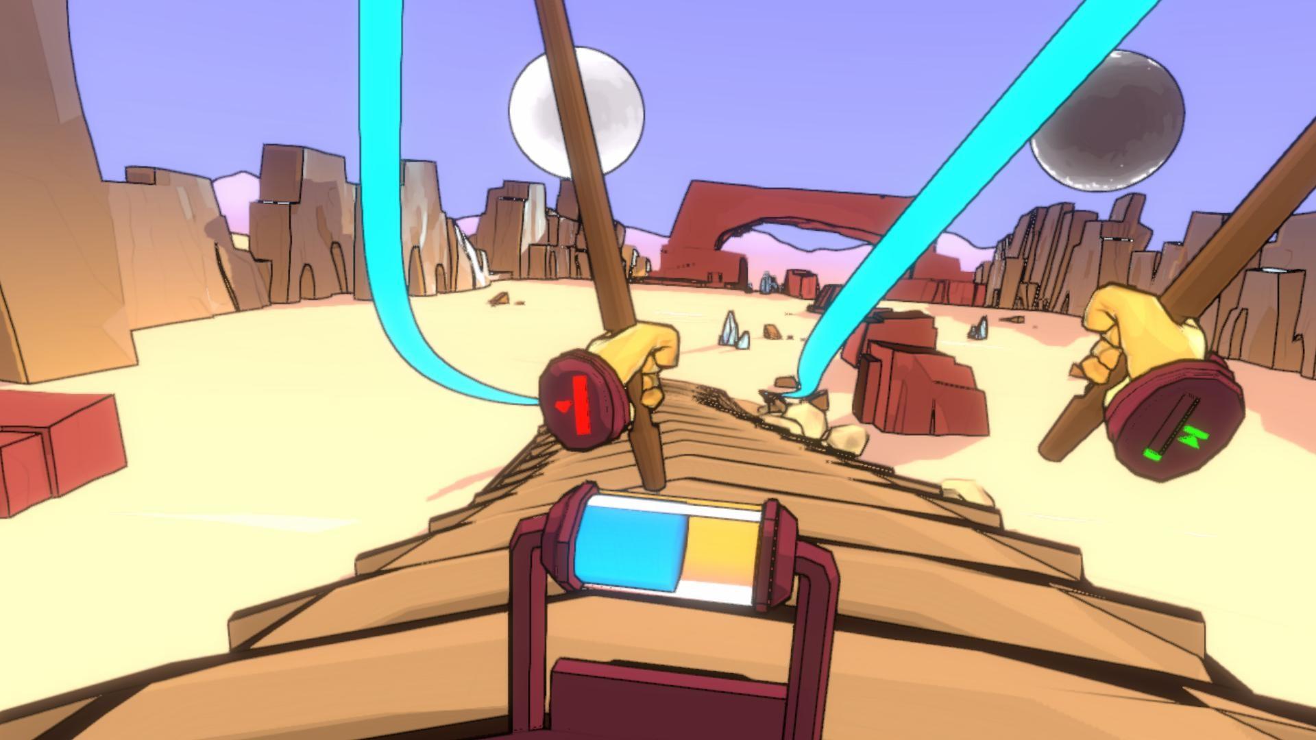 Screenshot of Giant Worm Rider