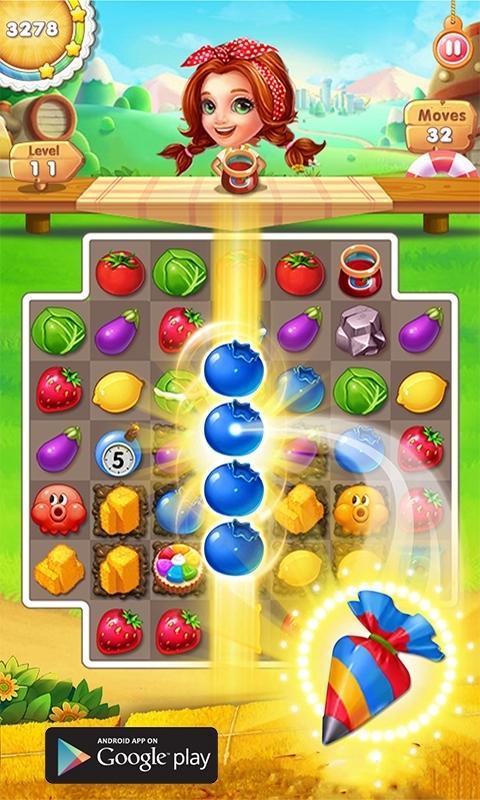 Farm Harvest : free match 3 Game Screenshot