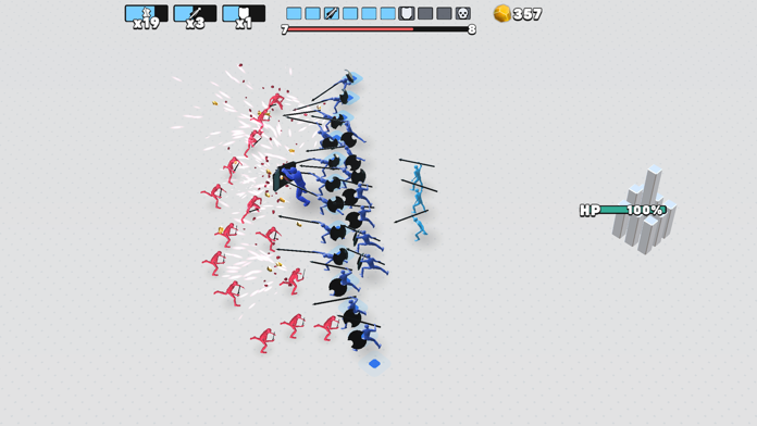热血兵团 (Real Time Shields) Game Screenshot