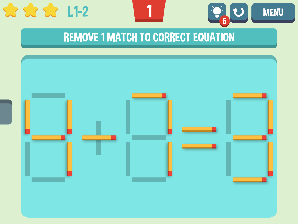 Move the Matches Game Screenshot