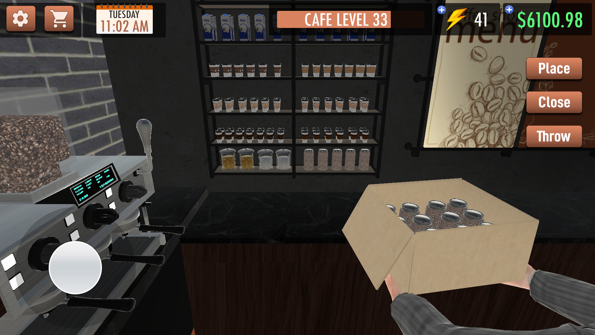Coffee Shop Simulator Game 3D ภาพหน้าจอเกม