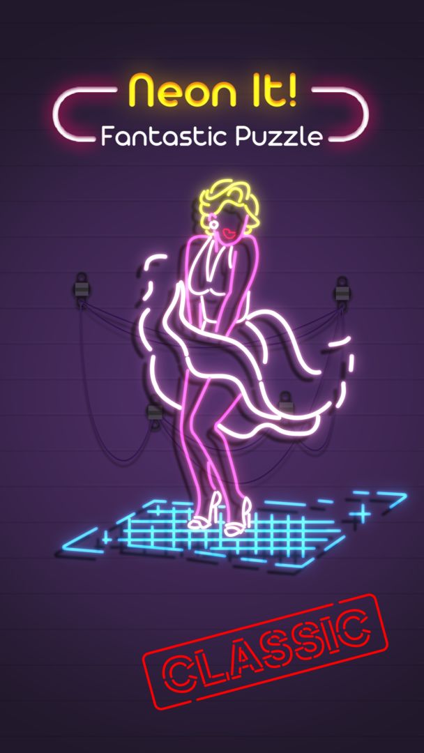 Screenshot of Neon It! - 3D Light Art Puzzle
