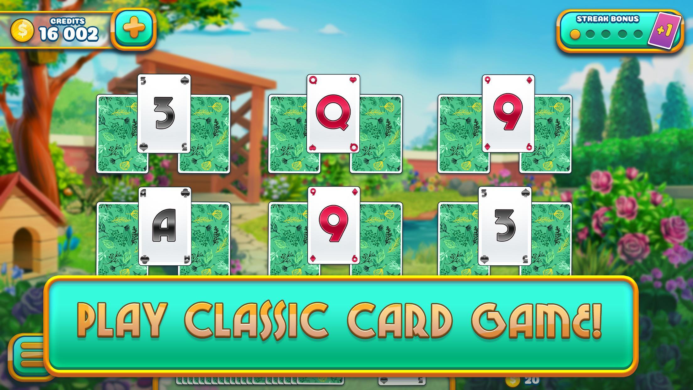 Screenshot of My Little Garden: Classic Solitaire & Design Game