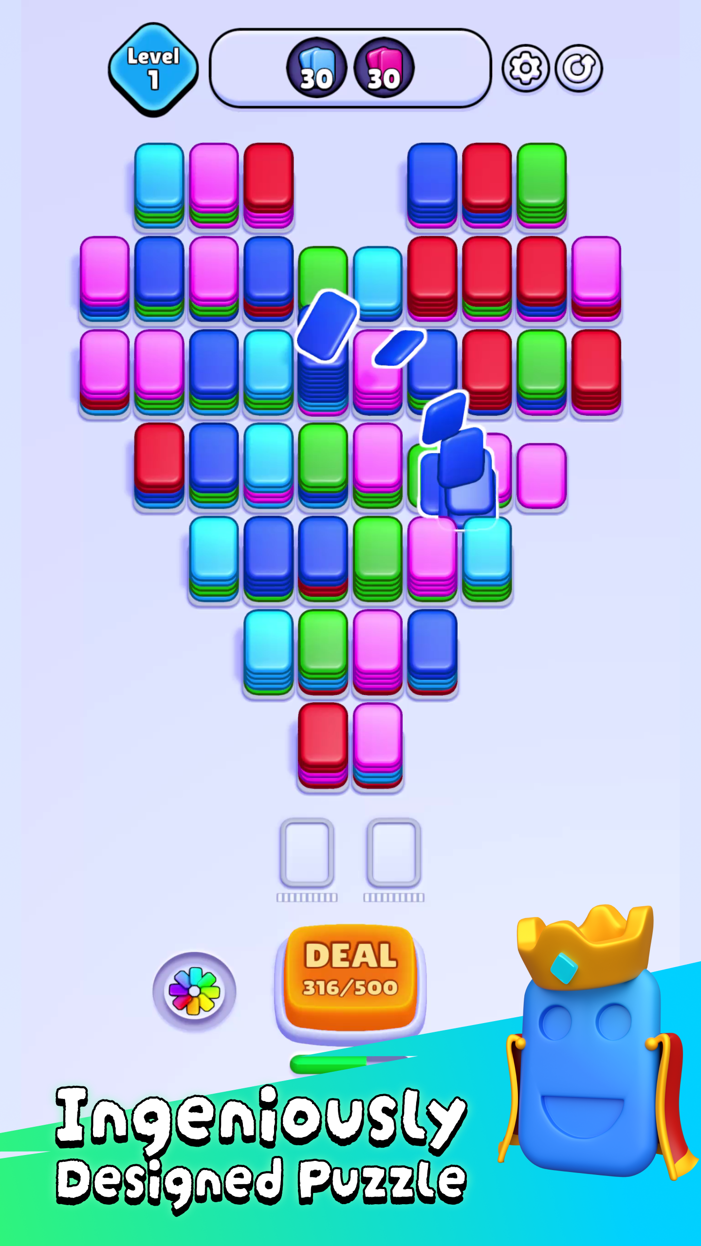 Card Sort Blitz Game Screenshot