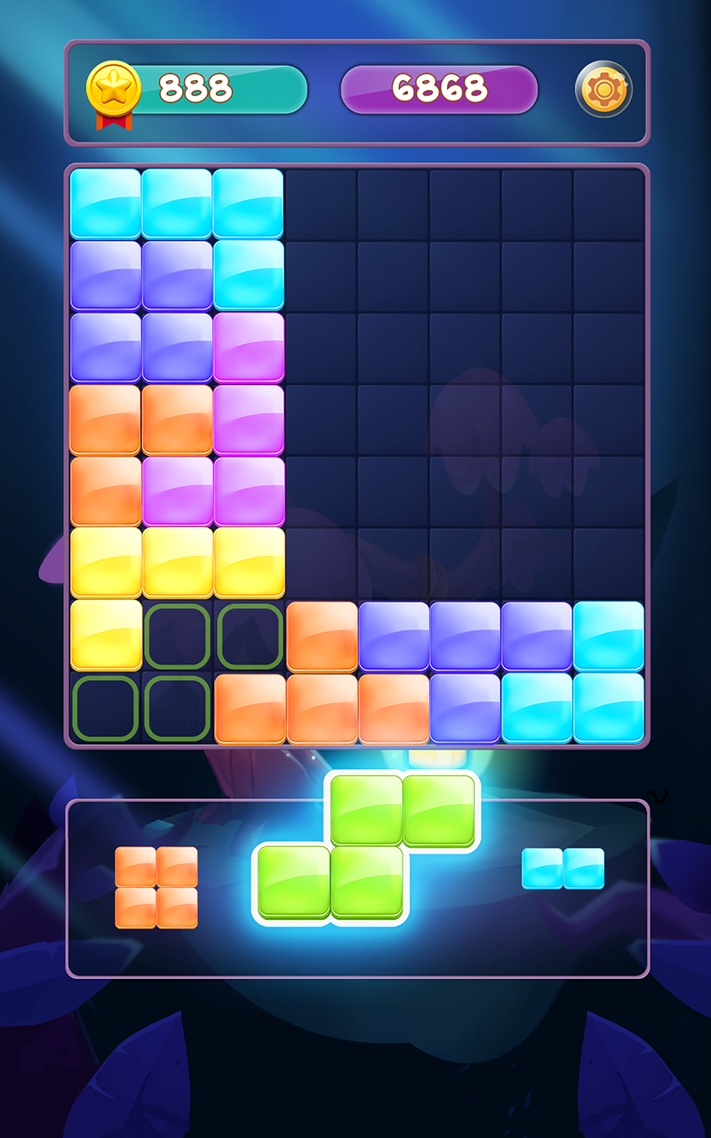 Classic Block Puzzle - Gems Legend Game Screenshot
