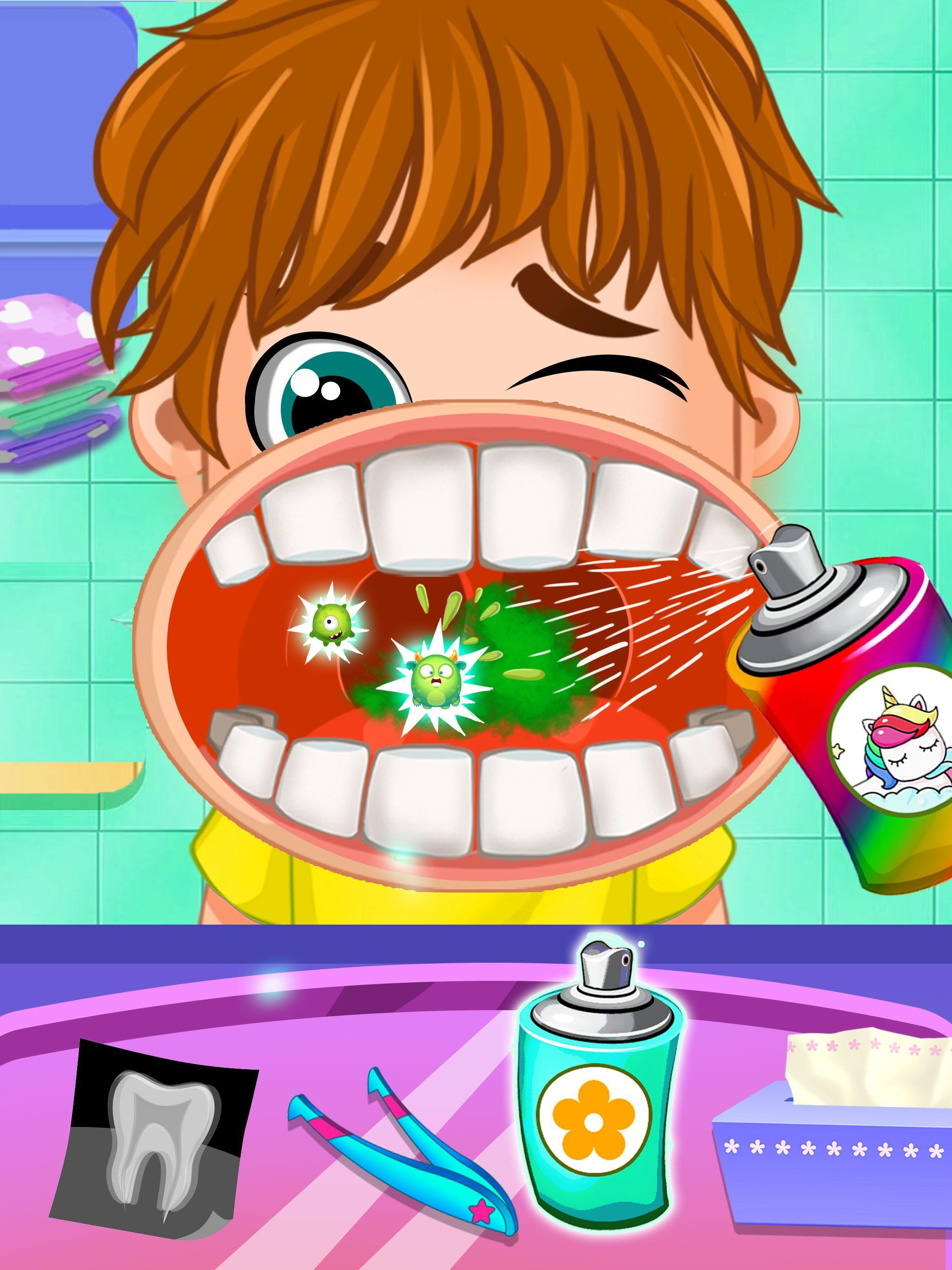 少し 歯科 医師 ケア ： 歯科医 ゲームのキャプチャ