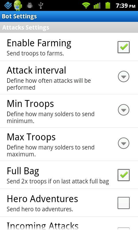 Travian AutoTasker Game Screenshot