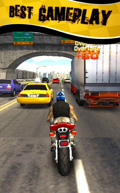 Crazy Racing Moto Game Screenshot