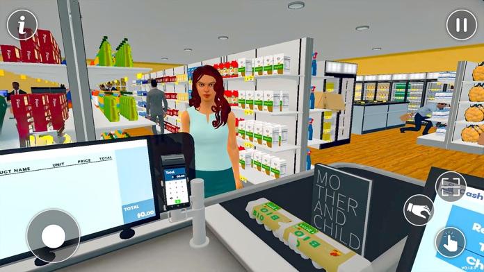 Screenshot of Supermarket Game Grocery Store