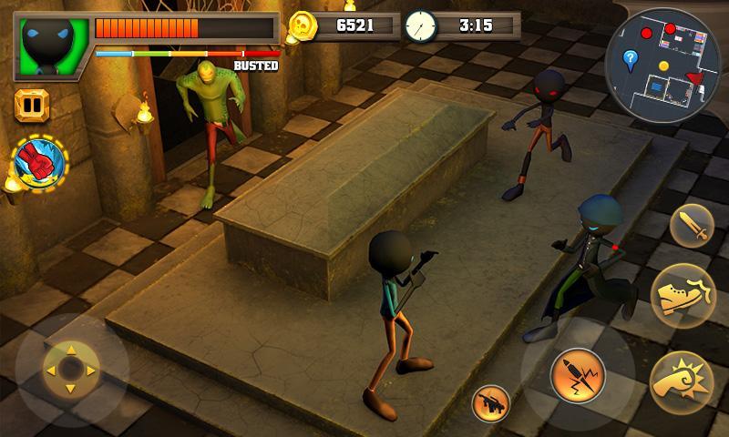 Screenshot 1 of Stickman Escape: Aventura do Guerreiro 1.6