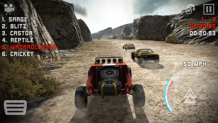 Uber Racer 3D - Sandstorm 게임 스크린 샷