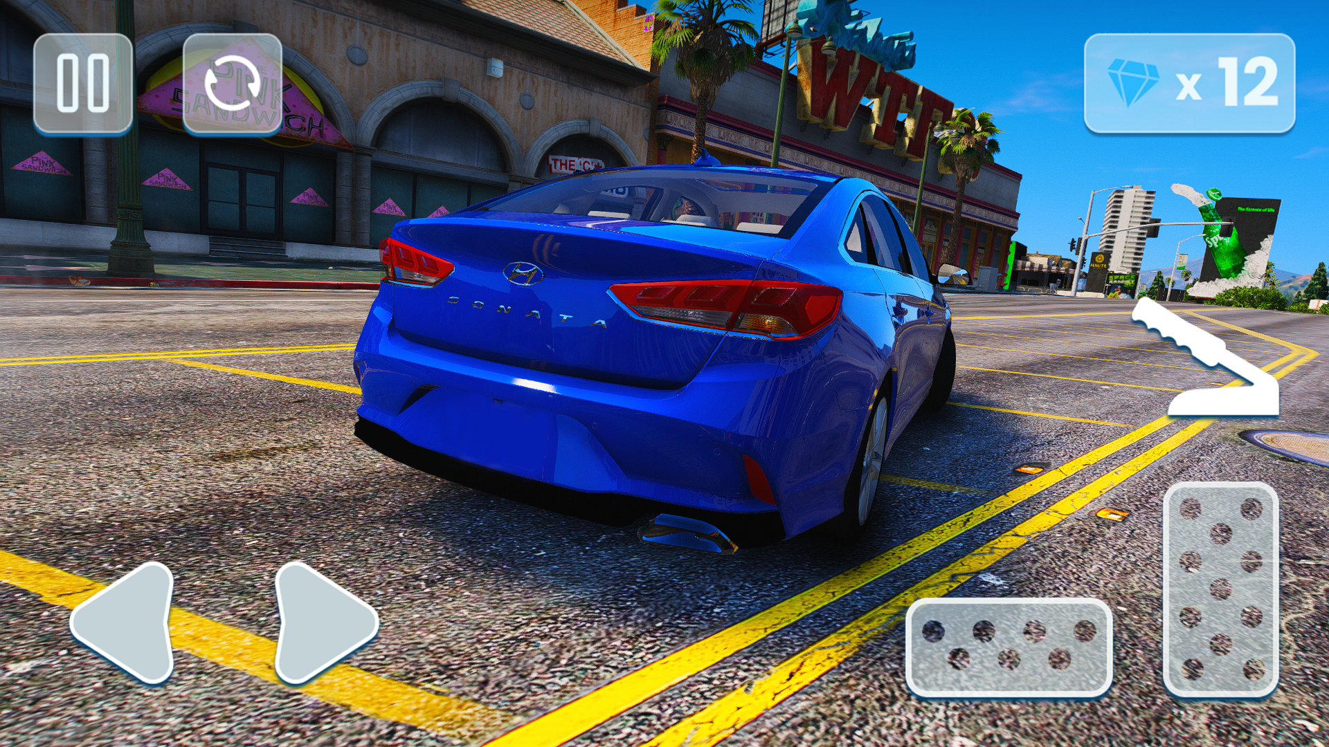 Hyundai Sonata: Drive & Race Game Screenshot