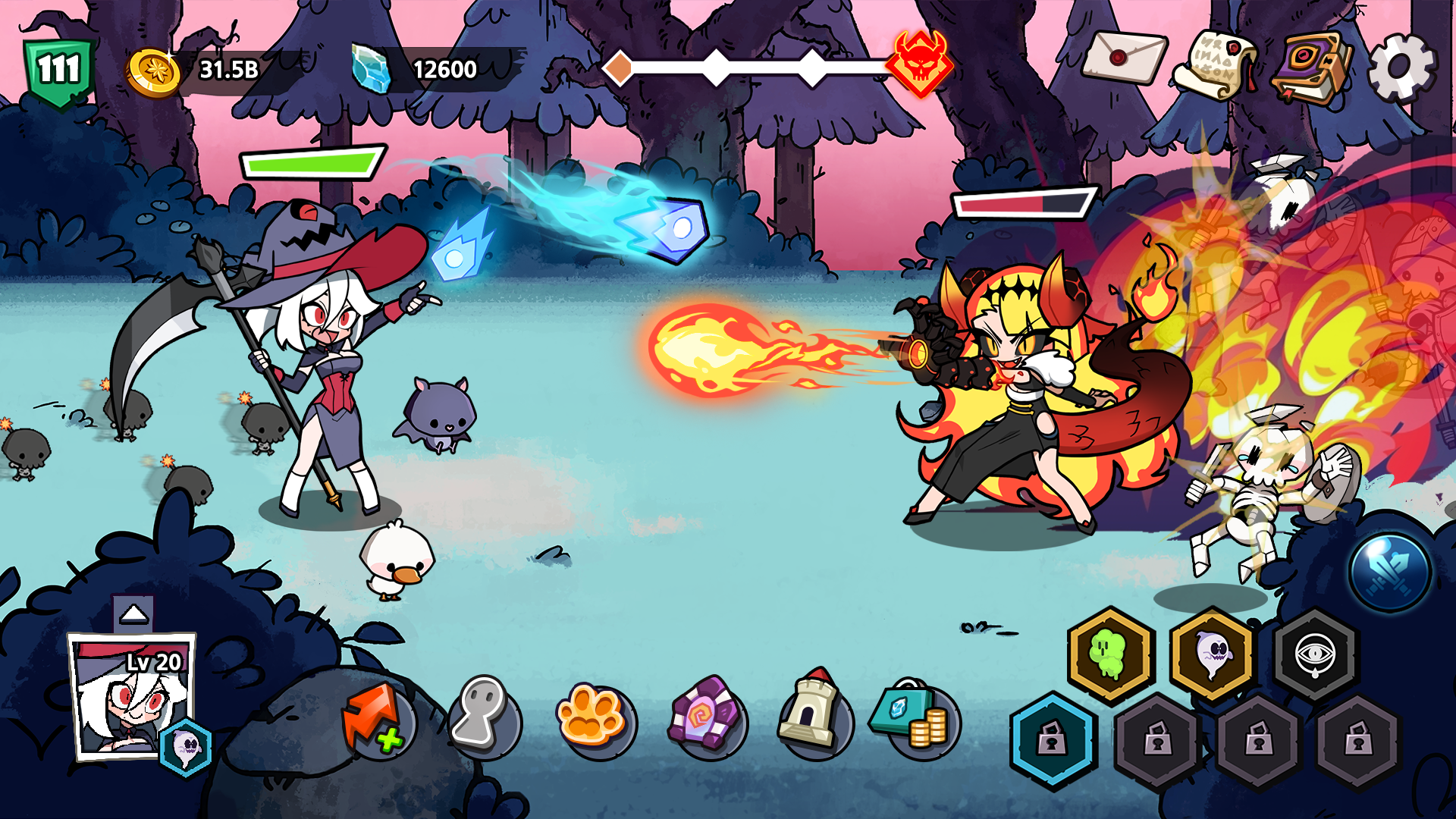 Witch and Council : Idle RPG Game Screenshot