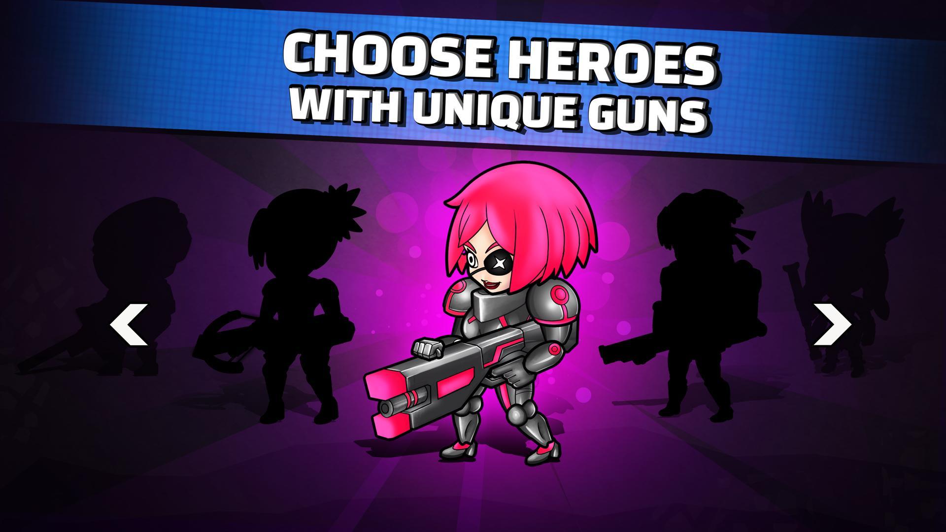 Neon Blasters Multiplayer Game Game Screenshot