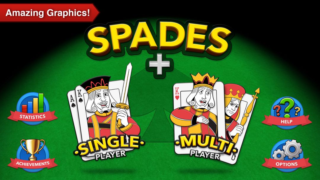 Spades + Card Game Online screenshot game