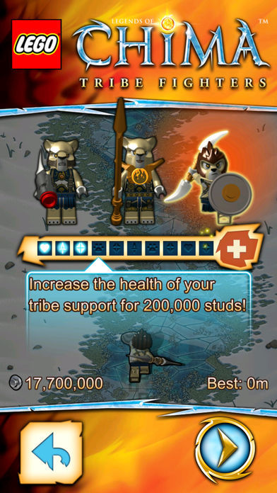 Screenshot of LEGO® Legends of Chima: Tribe Fighters